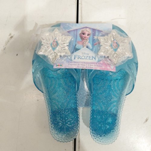 TODDLER JAKKS DISNEY FROZEN ELSA COSTUME SHOES - OSFM - BLUE (MODEL: 23430) image 3