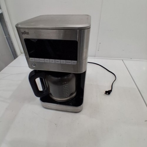 BRAUN BREWSENSE DIGITAL DRIP COFFEE MAKER - 12 CUP CARAFE - STAINLESS STEEL (MODEL: KF7170) image 3