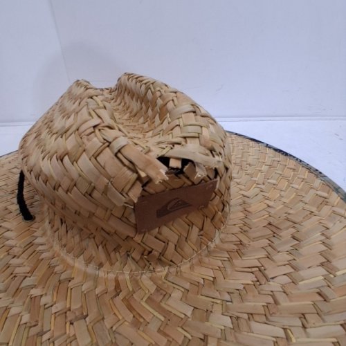 MEN'S QUIKSILVER WIDE BRIM OUTDOOR SUN PROTECTION LIFEGUARD STRAW SUN HAT - XXL - BROWN (STYLE: QSM15HA153) image 3