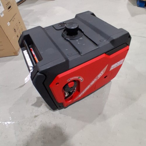 POWERSMART INVERTER GENERATOR WITH WHEELS HANDLE KIT AND CO ALERT - 4800W - BLACK/RED (MODEL: HB5046C) image 2