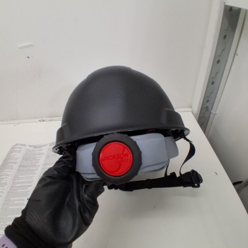 JACKSON SAFETY SENTRY2 TYPE 2 CAP-STYLE VENTED HARD HAT - CLASS C - SIZE 6.5 - 8.5 - BLACK - (MODEL: 22324) image 5