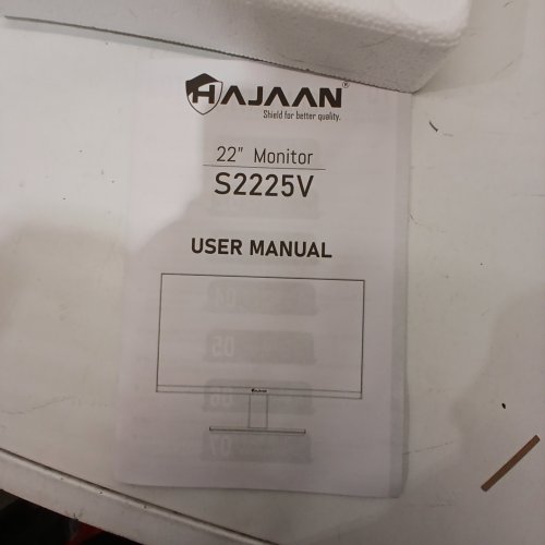 HAJAAN LED MONITOR - 21.45"; 12 V 2.5A - BLACK (MODEL: S2225V) image 3