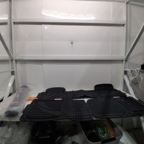 AUTOMOTIVE FLOOR MAT SET WITH CARGO LINER - BLACK image 2