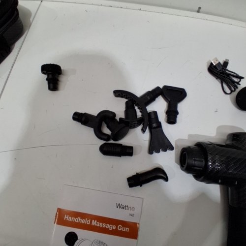 WATTNE W2 MASSAGE GUN DEEP TISSUE PERCUSSION MASSAGER - BLACK image 4