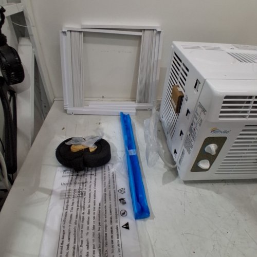 SENVILLE 5,000 BTU WINDOW AIR CONDITIONER AND FAN, EASY MECHANICAL CONTROLS, WASHABLE FILTERS - WHITE - (:SENVWAC-05CMN8) image 4