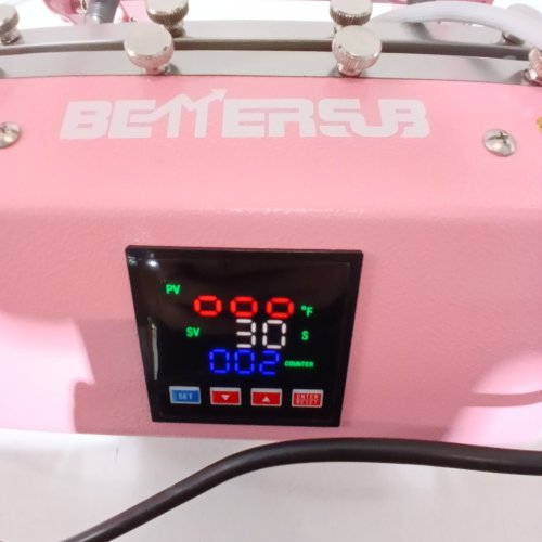 BETTERSUB HEAT PRESS FOR TUMBLER CUPS - 110V - PINK image 2