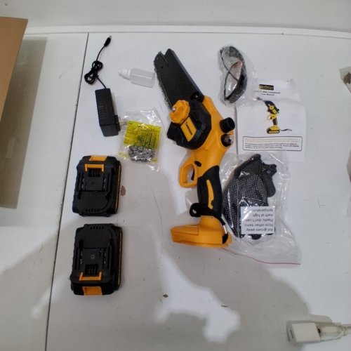 ZEEKSAW MINI CHAINSAW CORDLESS 6" HAND SAW WITH BATTERIES - SMALL CHAINSAW FOR WOOD CUTTING, TREE TRIMMING image 3