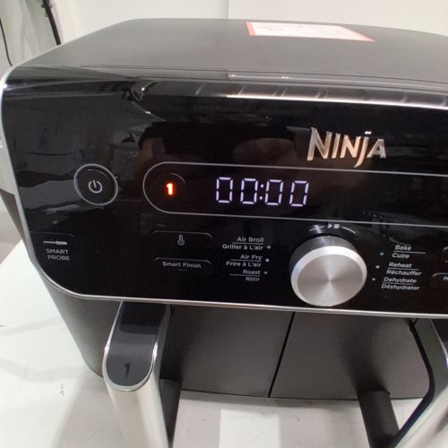NINJA FOODI 6-IN-1 DUALZONE XL AIR FRYER WITH 2 INDEPENDENT BASKETS - 10QT (5QT EACH BASKET) - BLACK (MODEL: DZ950C) image 2