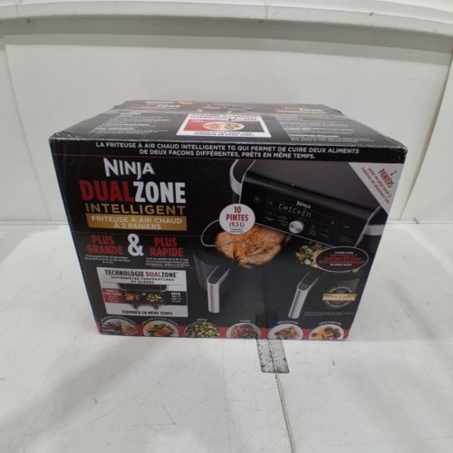 NINJA FOODI 6-IN-1 DUALZONE XL AIR FRYER WITH 2 INDEPENDENT BASKETS - 10QT (5QT EACH BASKET) - BLACK (MODEL: DZ950C) image 7