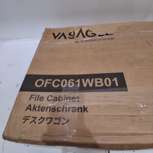 VASAGLE 2 DRAWERS FILE CABINET WITH LOCK - 27.9" X 15.7" X 16.1" - WHITE (MODEL: OFC061WB01) image 7
