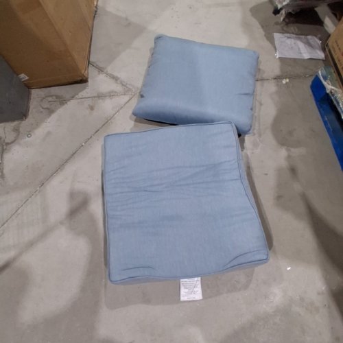 2PC DEB WEATHER-RESISTANT POLYESTER SAND AND BACK CUSHION SET - baby BLUE (MODEL: C112563850) image 2