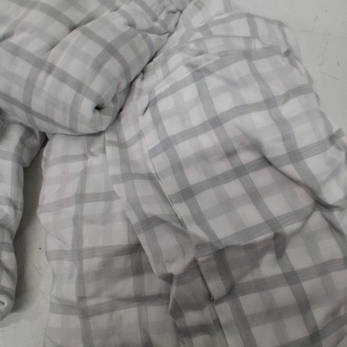 6PC SLUMBERCHILL COOLING BED SHEET SET - 1 FITTED & 1 TOP SHEET - QUEEN - WHITE/GREY (MODEL: 1796335) image 3