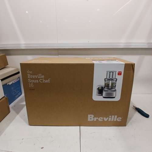BREVILLA SOUS CHEF FOOD PROCESSOR - 16 CUP - 1450W - STAINLESS STEEL (MODEL: ‎BFP810BSS) image 2
