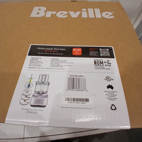 BREVILLA SOUS CHEF FOOD PROCESSOR - 16 CUP - 1450W - STAINLESS STEEL (MODEL: ‎BFP810BSS) image 4