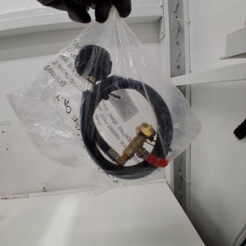 GASPRO PROPANE TANK REFILL ADAPTER HOSE WITH SAFETY SHUTOFF VALVE - 3FT - FILL 1 LBS BOTTLE FROM 20 LBS TANK - BLACK image 3