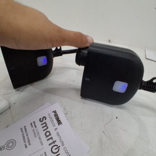 2PK PRIME OUTDOOR APP CONTROLLED SMART OUTLETS - BLACK (MODEL: 1829553) image 2