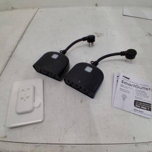 2PK PRIME OUTDOOR APP CONTROLLED SMART OUTLETS - BLACK (MODEL: 1829553) image 3