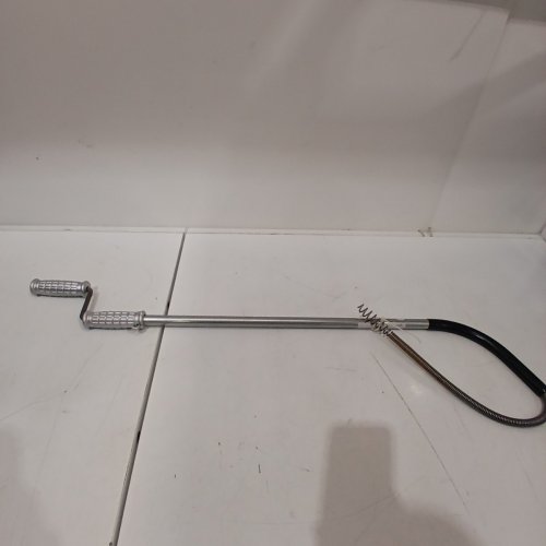 WIRE TOILET AUGER DRAIN CLEANER CLOG REMOVING SNAKE - 1/2" X 3FT - BLACK/SILVER (MODEL: ‎45030-6 EF) image 2