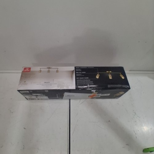 GLOBE ELECTRIC PRATT HARD WIRED 3-LIGHT TRACK LIGHTING KIT - 21" X 7.25" - GOLD image 4