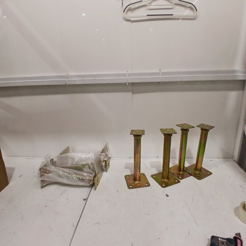 8PK ADJUSTABLE HOUSE JACKS FOR LEVELING 8800 LBS MAX 12" - 16" - GOLD image 2