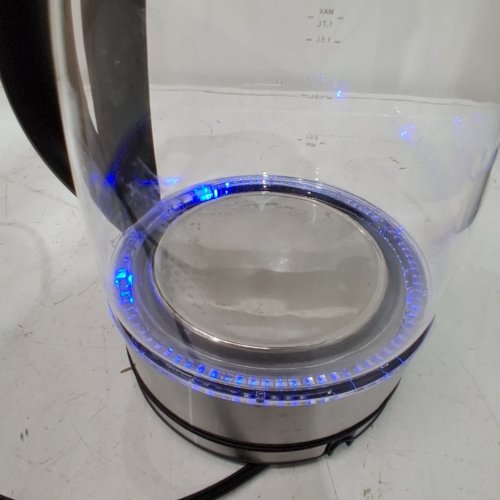 COMFEE GLASS ELECTRIC KETTLE - 1.7L - 1500W - GREY/CLEAR (MODEL: CKT003) image 2