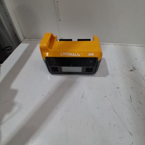 **TOOL ONLY** LIVOWALN PURE SINE WAVE POWER INVERTER - 550W - 18 V/20 V DC INPUT, 110 V AC OUTPUT - YELLOW/BLACK (MODEL: SKU071200001) image 3