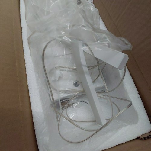 MODERN LED PENDANT LIGHT FIXTURE - WHITE/CLEAR image 3