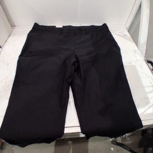 WOMEN'S LANE BRYANT MID-RISE STRAIGHT DRESS PANTS- 26 - BLACK (STYLE: MELLIE LB0052) image 2