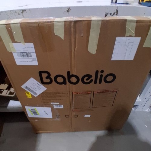 BABELIO EXTRA WIDE BABY GATE WITH ADJUSTABLE CAT DOOR - 29"-48" - WHITE (MODEL: CB-M-101) image 5