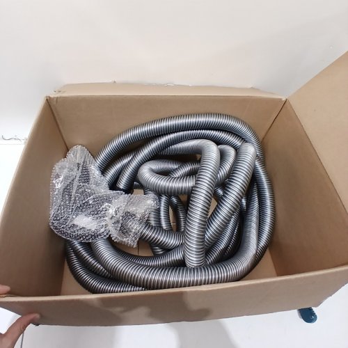 OVO CENTRAL VACUUM DELUXE PLUS HOSE - 30FT HOSE - GREY image 2
