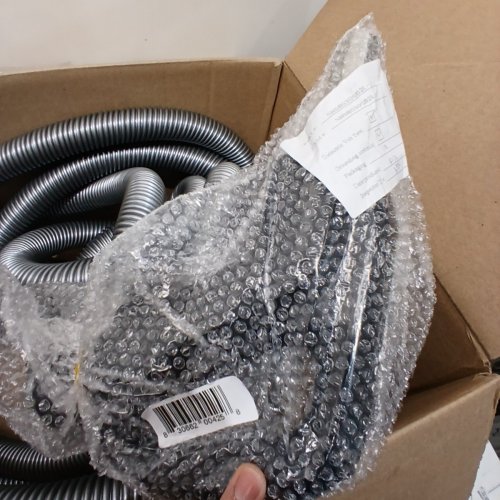 OVO CENTRAL VACUUM DELUXE PLUS HOSE - 30FT HOSE - GREY image 3