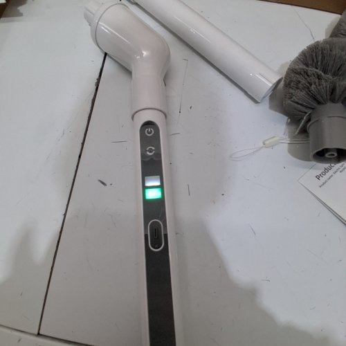 ELECTRIC SPIN SCRUBBER BRUSH - 25W, 5 V, 1A - WHITE (MODEL: QT-DDS-06) image 2