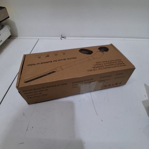 ELECTRIC SPIN SCRUBBER BRUSH - 25W, 5 V, 1A - WHITE (MODEL: QT-DDS-06) image 5
