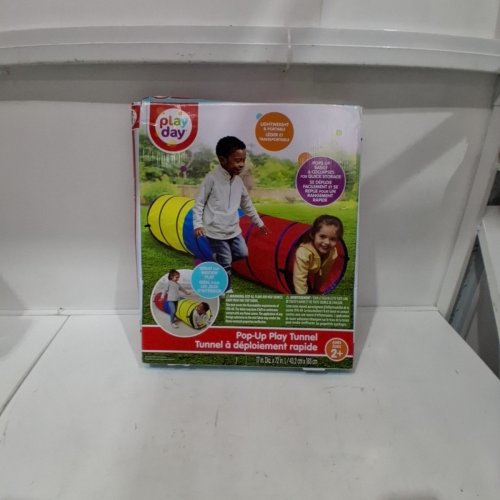 PLAY DAY CRAWL THROUGH PLAY POP UP TUNNEL - 72" X 17" - MULTICOLORED - (MODEL: 320987-2L) image 3