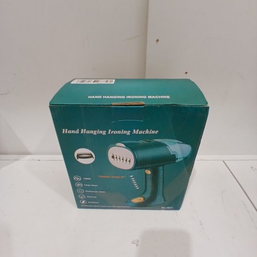 FOLDABLE HAND HANGING IRONING STEAMER MACHINE - 1500W - BLACK (MODEL: DJ.1011) image 3