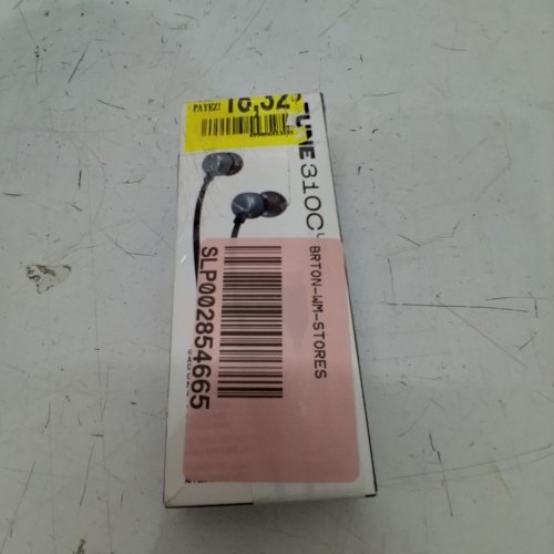 JBL TUNE 310C WIRED HEADPHONES WITH FLAT CABLE AND 3 BUTTON REMOTE AND MICROPHONE - USB-C - BLACK image 3