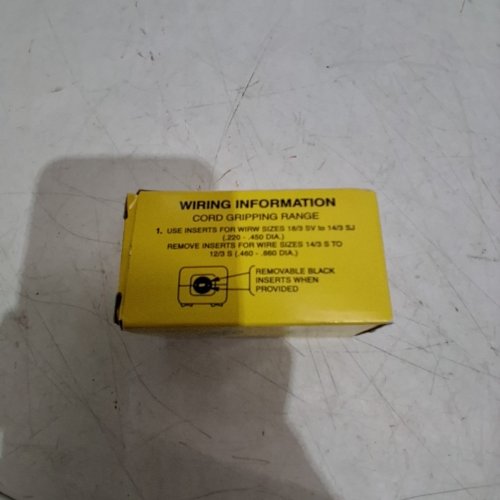 ELECTRICAL POWER CABLE CONNECTOR ADAPTER - BLACK image 3