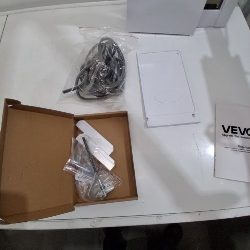 VEVOR DOG DOOR FOR SLIDING GLASS DOOR - 75 7/8" TO 80 11/16" - WHITE (CWM03-S) image 4
