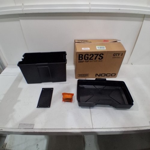 NOCO SNAP-TOP BATTERY BOX FOR LAWN AND GARDEN - 16.4" X 9.7" X 11.3" - BLACK (MODEL: BG27S) image 2
