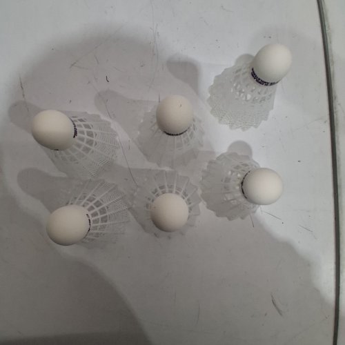 6PK CARLTON MAN MADE TOURNAMENT T800 SHUTTLECOCKS - WHITE image 3