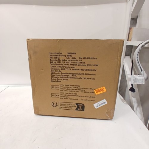 RAISED TOILET SEAT RISER - 4" RAISED - WHITE - (MODEL: FBL760600) image 4