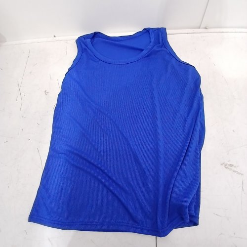 MENS RIBBED TANK TOP - XXL -BLUE image 2