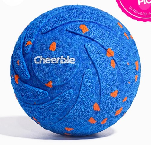CHEERBLE WICKED BALL AIR NEO SMART INTERACTIVE PET TOY - MEDIUM & LARGE DOGS - BLUE (MODEL: CWQ09) image 3