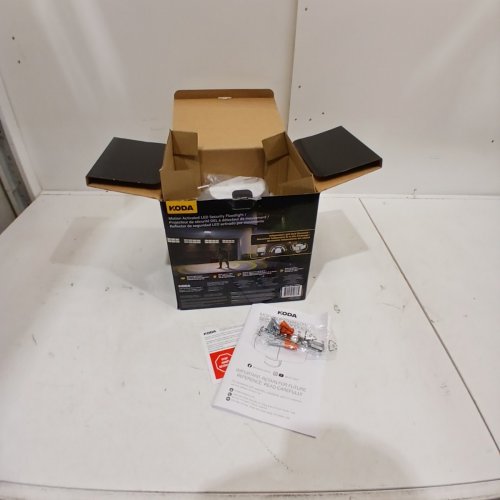 KODA MOTION-ACTIVATED LED SECURITY FLOOD LIGHT - 4800LM - WHITE (MODEL: 1938035/LM030878) image 3
