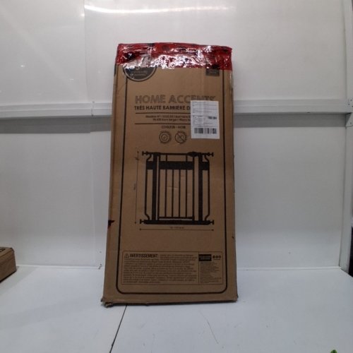REGALO HOME ACCENTS EXTRA TALL METAL WALK-THROUGH BABY GATE - 37" - BLACK (MODEL: 0320 DS) image 3