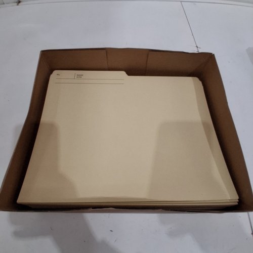 200pk CONTINENTAL FILE FOLDERS - LETTER SIZE - MANILA (ITEM: 141477) image 2