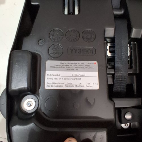 SAFETY 1ST 3-IN-1 HARNESS BOOSTER CAR SEAT - 100LB MAX - BLACK (MODEL: 22276CHHR) image 2