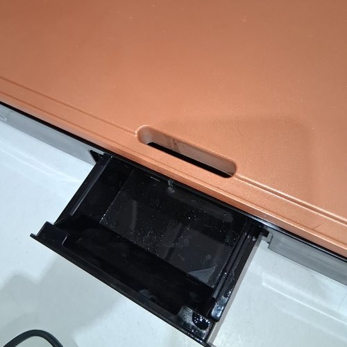 BELLA XL ELECTRIC CERAMIC TITANIUM GRIDDLE - 12" X 22" - 1500W - COPPER/BLACK image 4