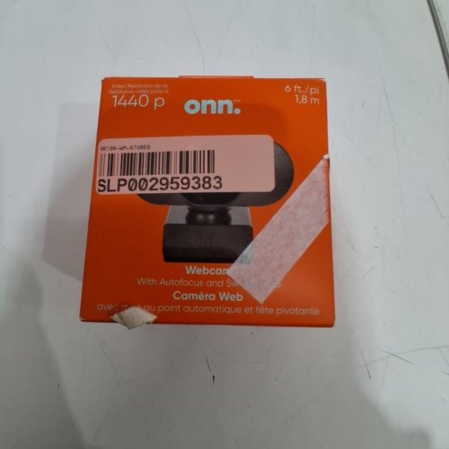 ONN 1440P SWIVEL HEAD WEBCAM - 6FT - BLACK (MODEL: 100123820) image 7
