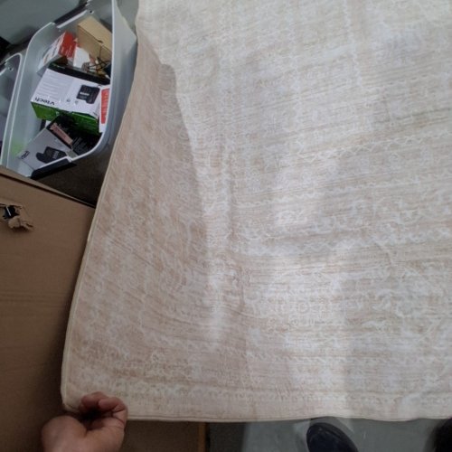 NAKAGISHI NEUTRAL AREA RUG - 10FT X 14FT -LIGHT BEIGE/PATTERNED image 3